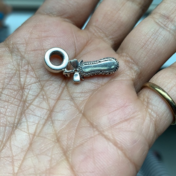 ❤️Pandora ballerina CZ slipper shoe dangle charm - Picture 11 of 12